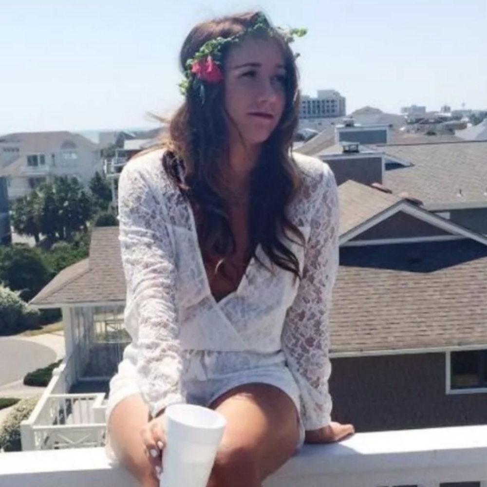 Style stalker lace romper